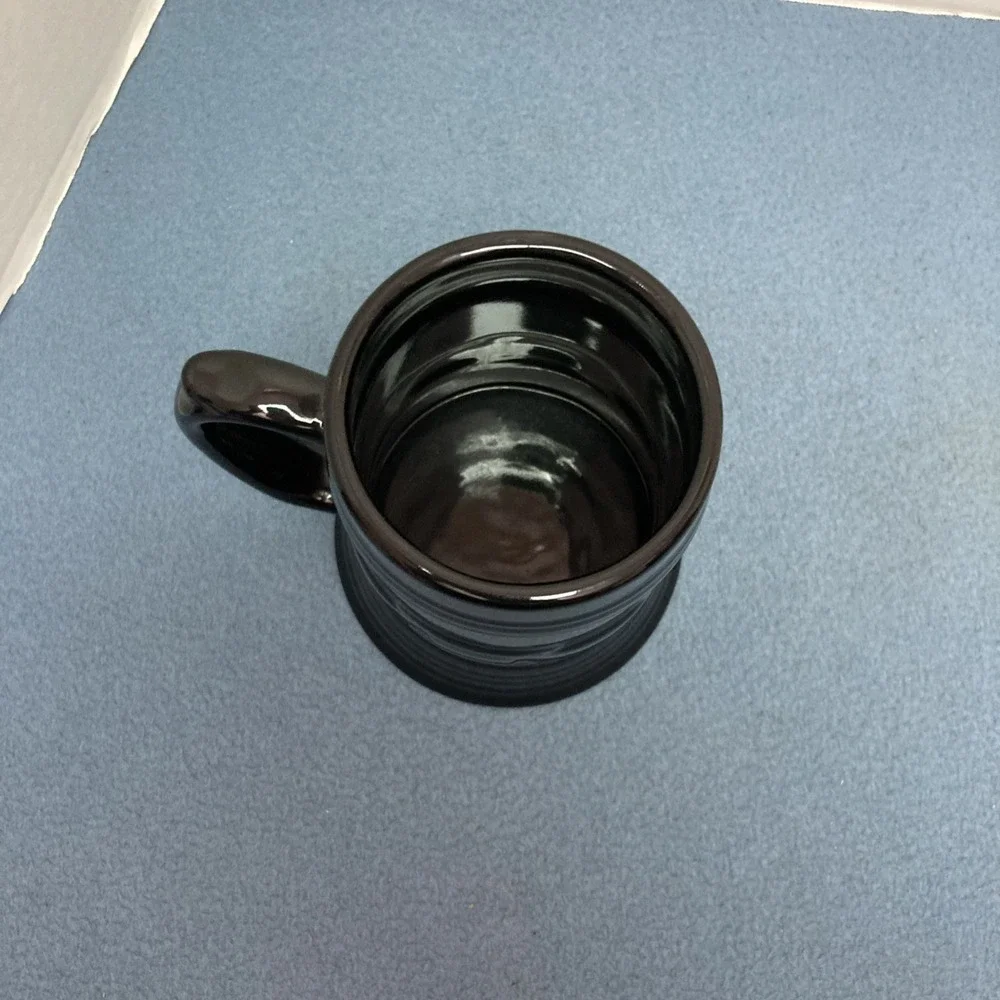 Longaberger Pottery Woven Traditions Ebony Vitrified 6.5